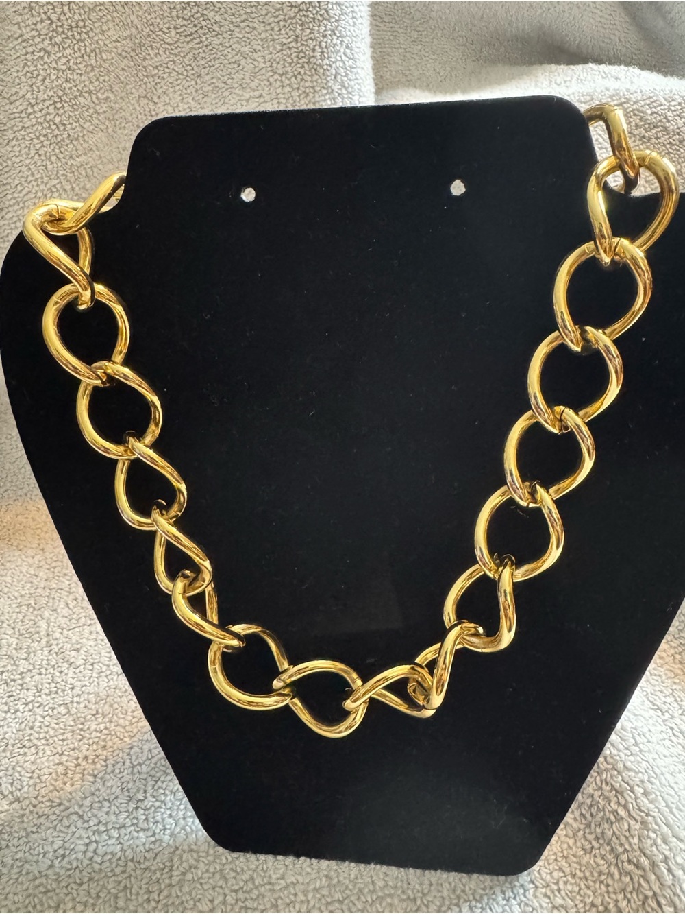 Monet Classic Gold Link Chain Necklace for Women